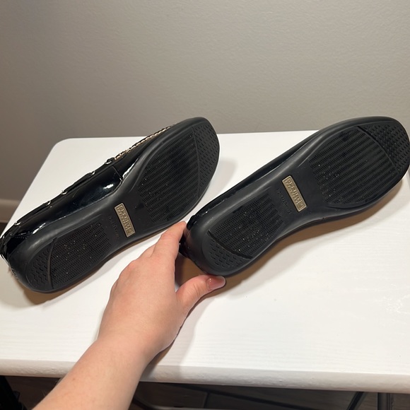 Men’s Sperrys topsiders size 10 in black and white stitching - Picture 9 of 17